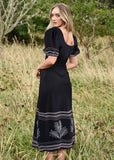Dress | Shape Your Destiny (Black Embroidery)