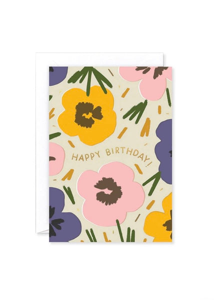 Card | Happy Birthday Flowers