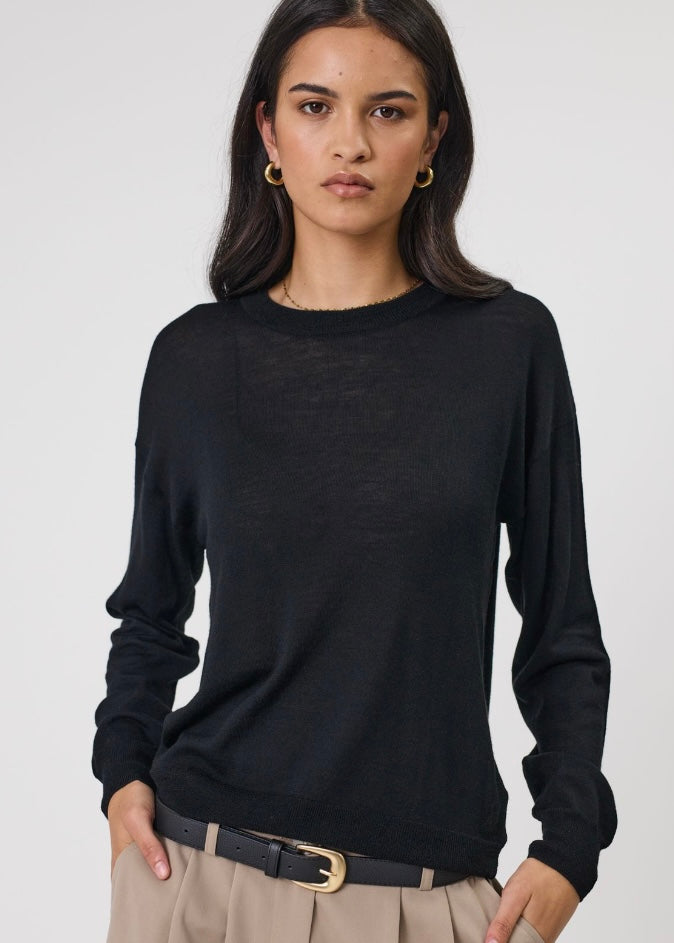 Top | Alto Merino Crew (Black)