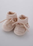 Booties | Knit (Ivory Blush)