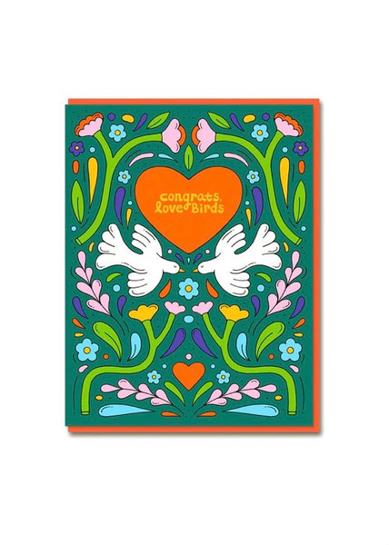 Card | Congrats love birds