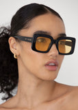 Sunglasses | Mia (Black/Lemon)