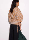 Top | Olov (Chestnut & White Stripe)
