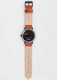 Watch | The Original (Matte Black, Black Face, Tan Strap)