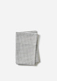 Tea Towel | Gingham Washed Cotton (Grey)