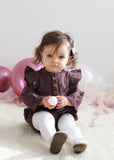 Romper | Hazel (Herringbone Plum)