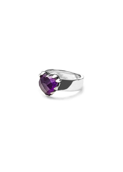 Ring | Love Claw (Silver/Amethyst)