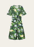 Dress | Terra Short Sleeve Wrap (Garden)