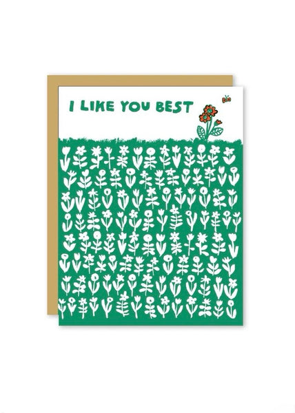 Card | I like you best