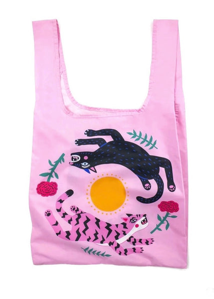 Reusable Bag | Medium (Leaping Cats)