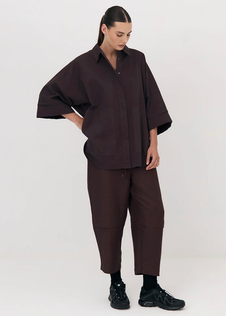 Pants | Panelled (Chocolate/Plum)