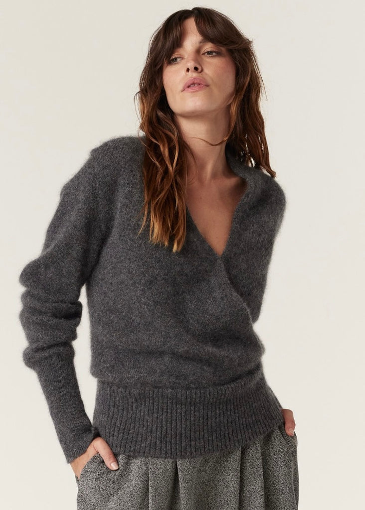 Jumper | Brushed Pure Cashmere (Charcoal)