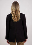 Jacket | Hilary Longline Blazer (Black)