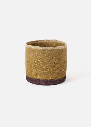 Basket | Small Pinto Storage (Ochre/Multi)