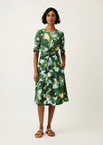 Dress | Terra Short Sleeve Wrap (Garden)