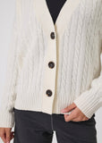 Cardigan | Copenhagen Cable Knit (Ecru)