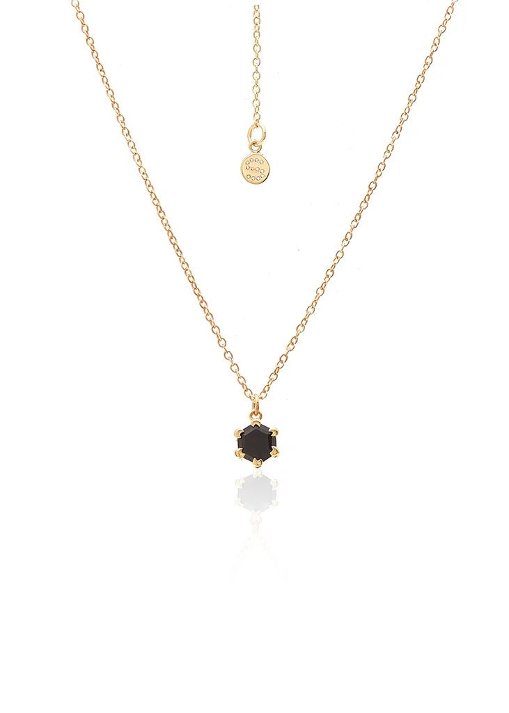 Necklace | Harmony (Black Spinel/Gold)