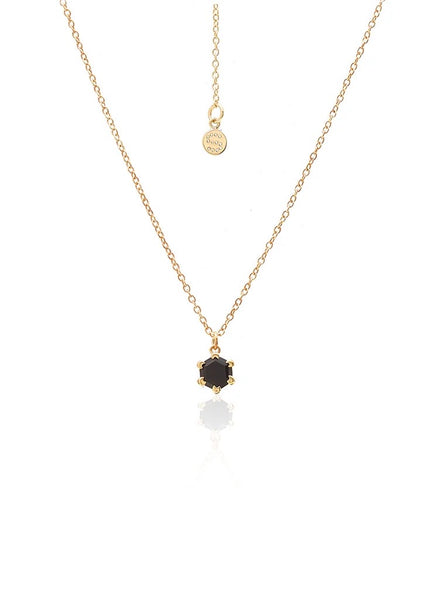 Necklace | Harmony (Black Spinel/Gold)