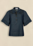Top | Insinuate (Dark Chambray)