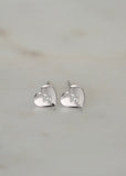 Earrings | Sweetheart Studs (Silver)