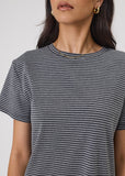 Tee | Uno Stripe (Charcoal Stripe)