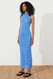Dress | Contrast Knit (Sky)