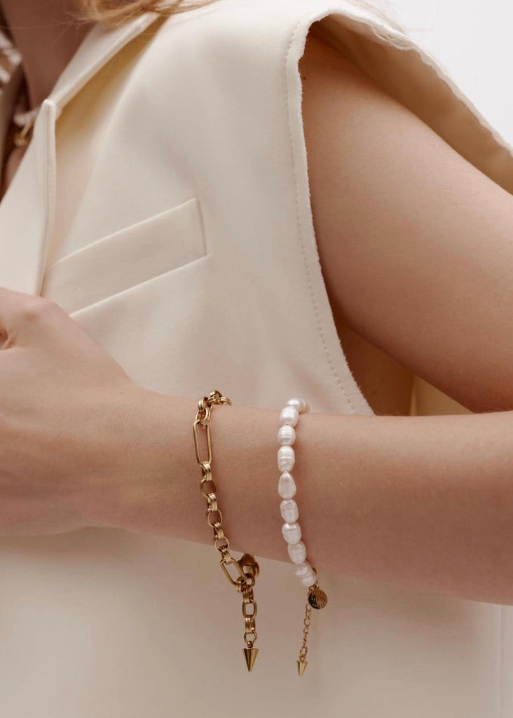 Bracelet | Blanc (Pearl/Silver)