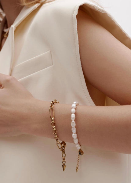 Bracelet | Blanc (Pearl/Silver)
