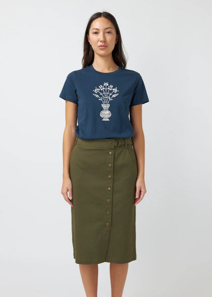 T-Shirt | Lotus (Navy)