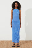 Dress | Contrast Knit (Sky)