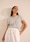 Tee | Converge (Charcoal Stripe)