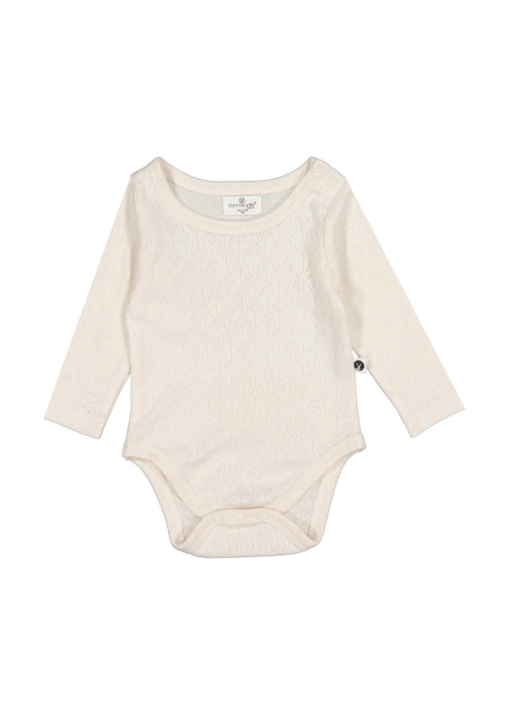 Bodysuit | Pointelle Long Sleave (Natural)