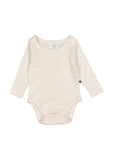 Bodysuit | Pointelle Long Sleave (Natural)
