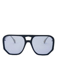 Sunglasses | Wager (Black/Blue)