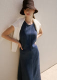 Dress | Florence Linen (Dark Denim)