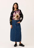 Skirt | Franny (Denim)