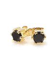 Earrings | Harmony Stud (Black Spinel/Gold)