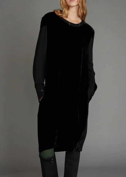 Dress | Frame (Black Velvet)