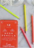 Pencils | Set of 12 (Neon)