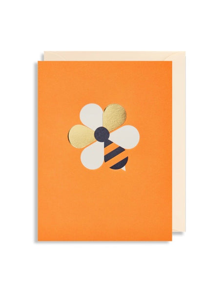 Card | Bee Flower
