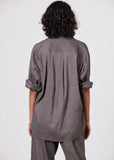Shirt | Jacque Linen (Taupe/ Ecru Stripe)