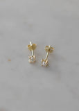 Earring | Mini Pearl Studs (Gold)