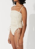Swimsuit | Shadow Stripe One Piece