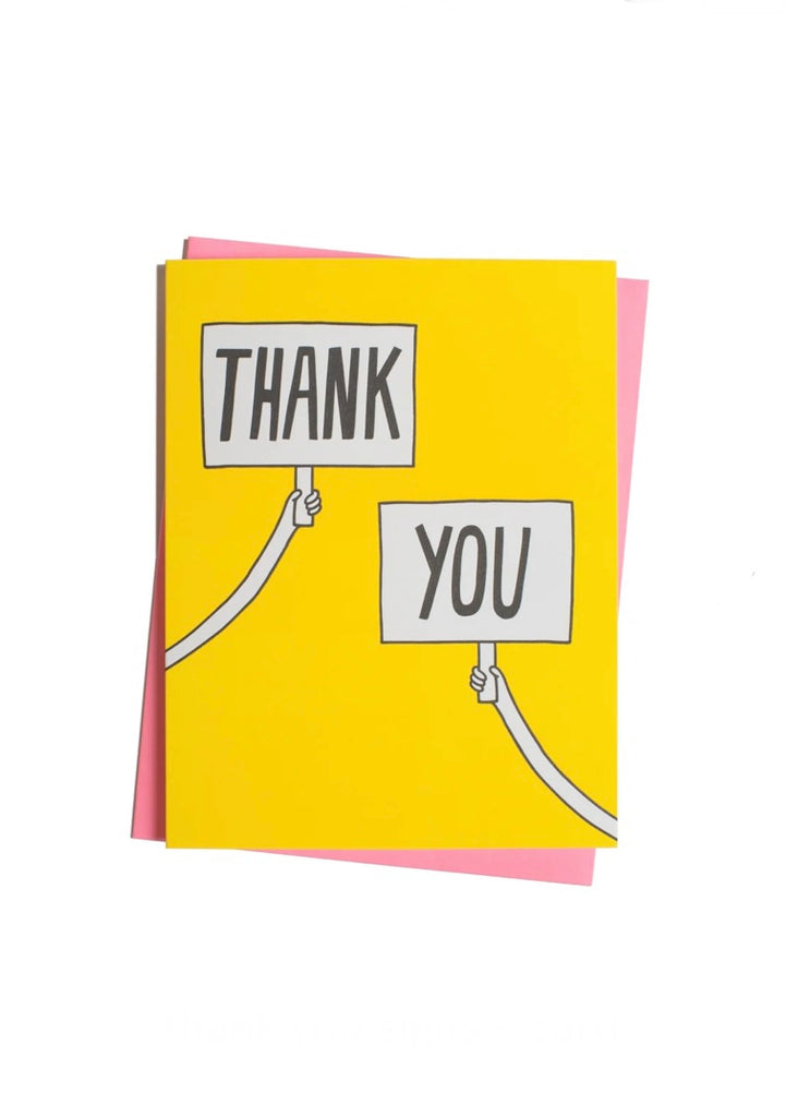 Card | Thank you Sign