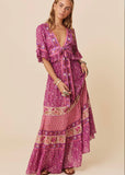 Skirt | Sienna Maxi (Fuchsia)