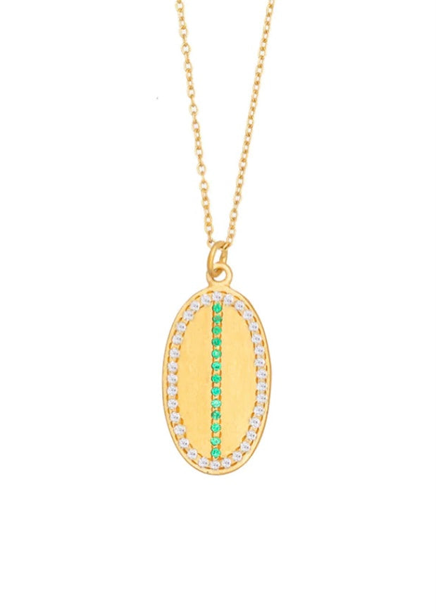 Necklace | Carmen (Green Zircon)