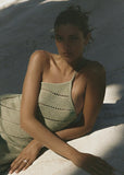 Dress | Olive Lattice Knit