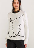 Top | Illustrate (Ivory/Black)