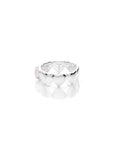 Ring | Band of Hearts (Rose Quartz/Sterling Silver)