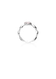 Ring | Band of Hearts (Rose Quartz/Sterling Silver)
